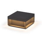 Outdoor Black Box Lamp Post Lighting Lobby