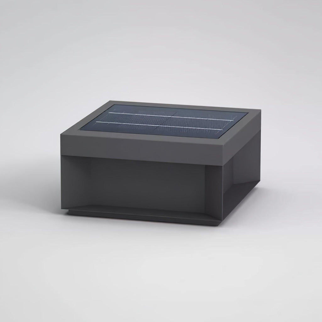 Outdoor Black Box Lamp Post Lighting Lobby