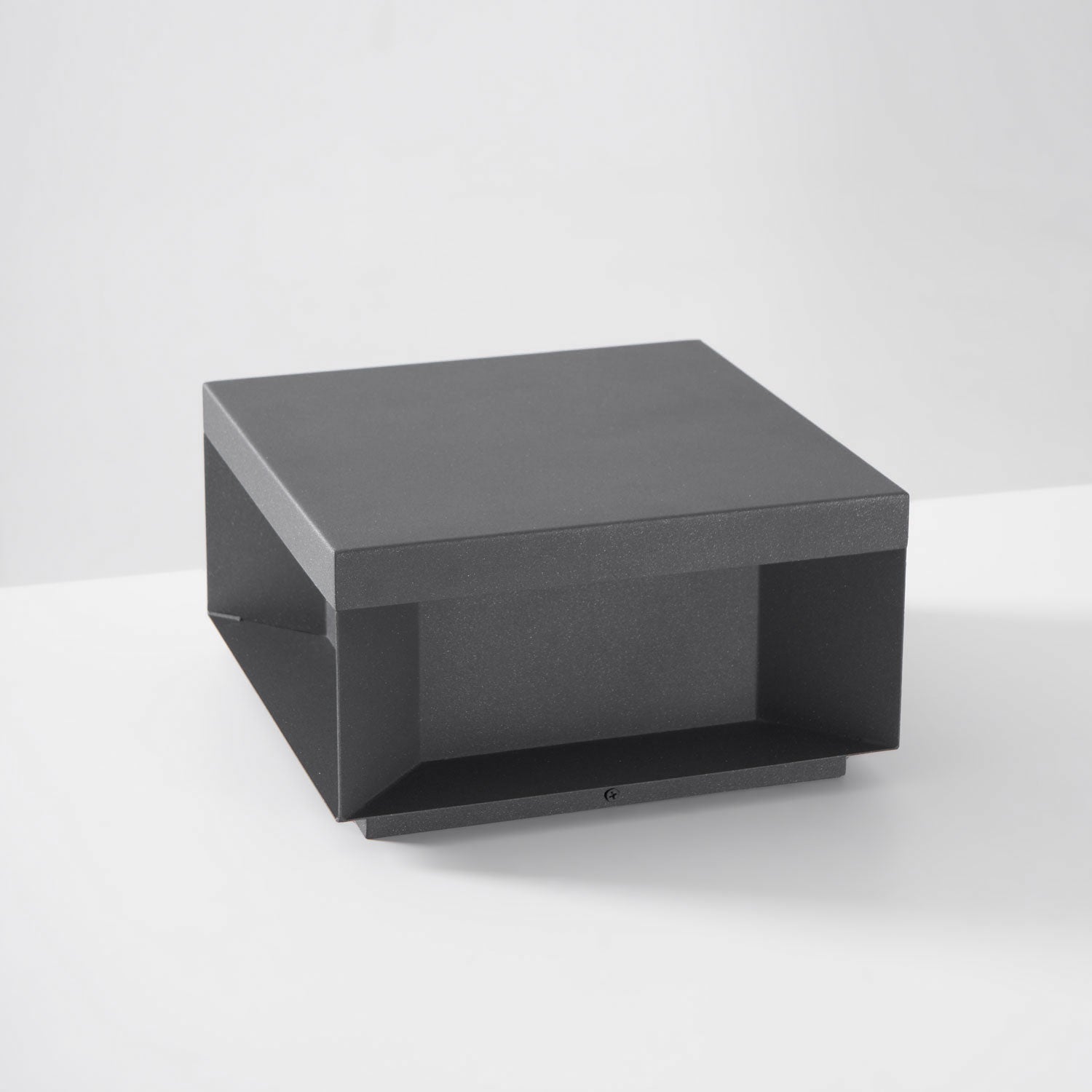 Outdoor Black Box Lamp Post Lighting Lobby