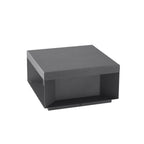 Outdoor Black Box Lamp Post Lighting Lobby
