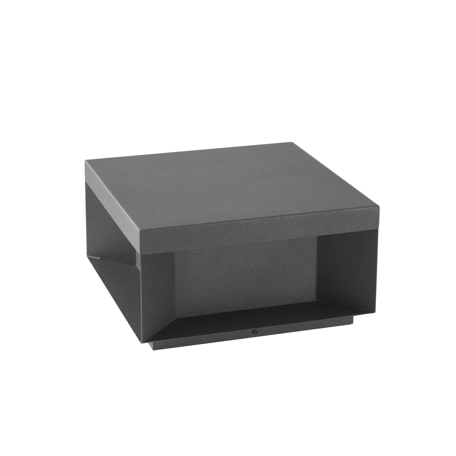 Outdoor Black Box Lamp Post Lighting Lobby
