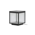 Outdoor Post Light With Square Frame Lighting Lobby