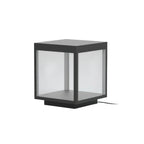 Outdoor Post Light With Square Frame Lighting Lobby