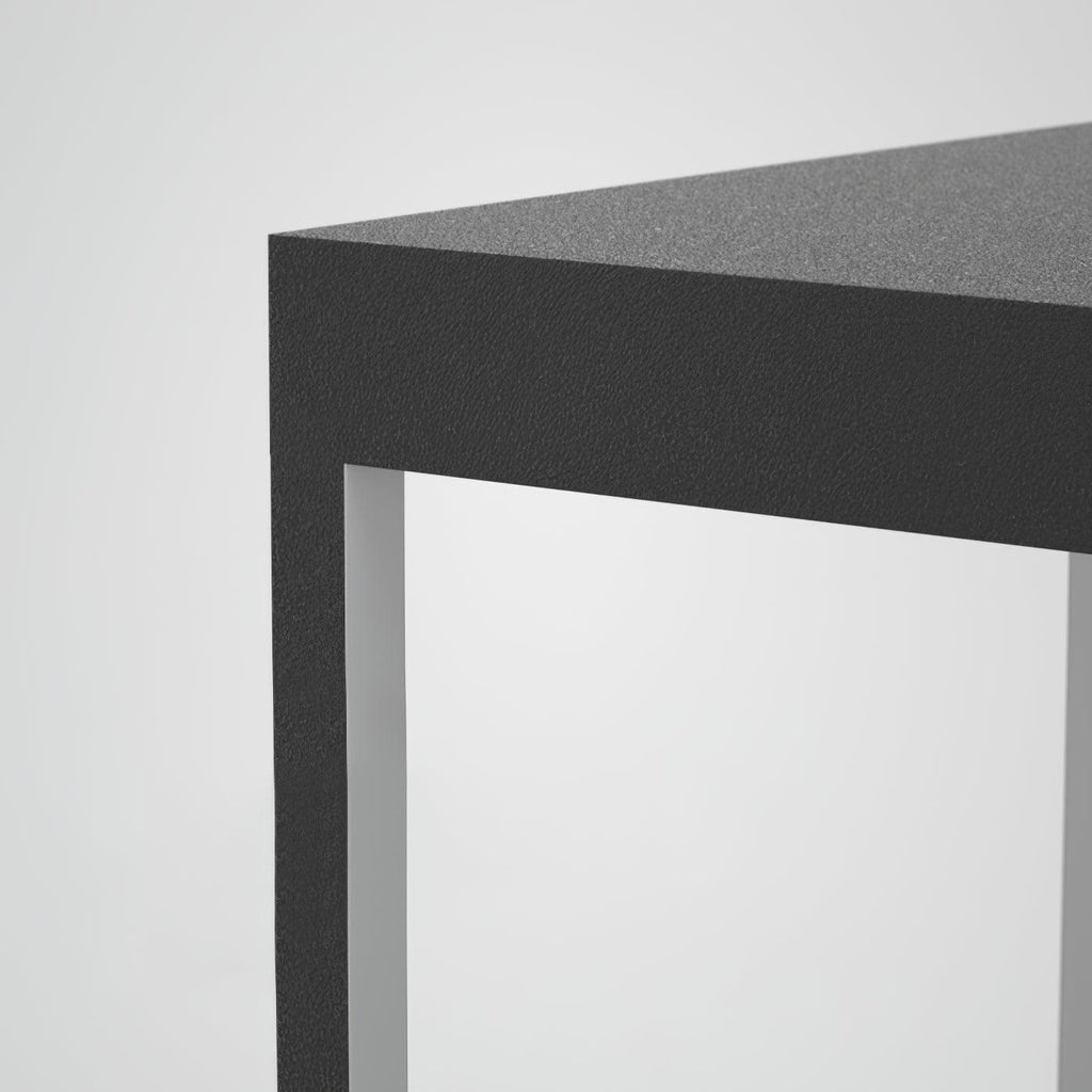 Outdoor Post Light With Square Frame Lighting Lobby
