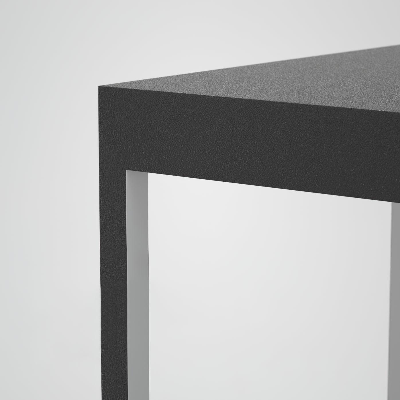 Outdoor Post Light With Square Frame Lighting Lobby