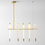 Paper Crane Bird Ceiling Light Fixture Lighting Lobby