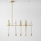 Paper Crane Bird Ceiling Light Fixture Lighting Lobby