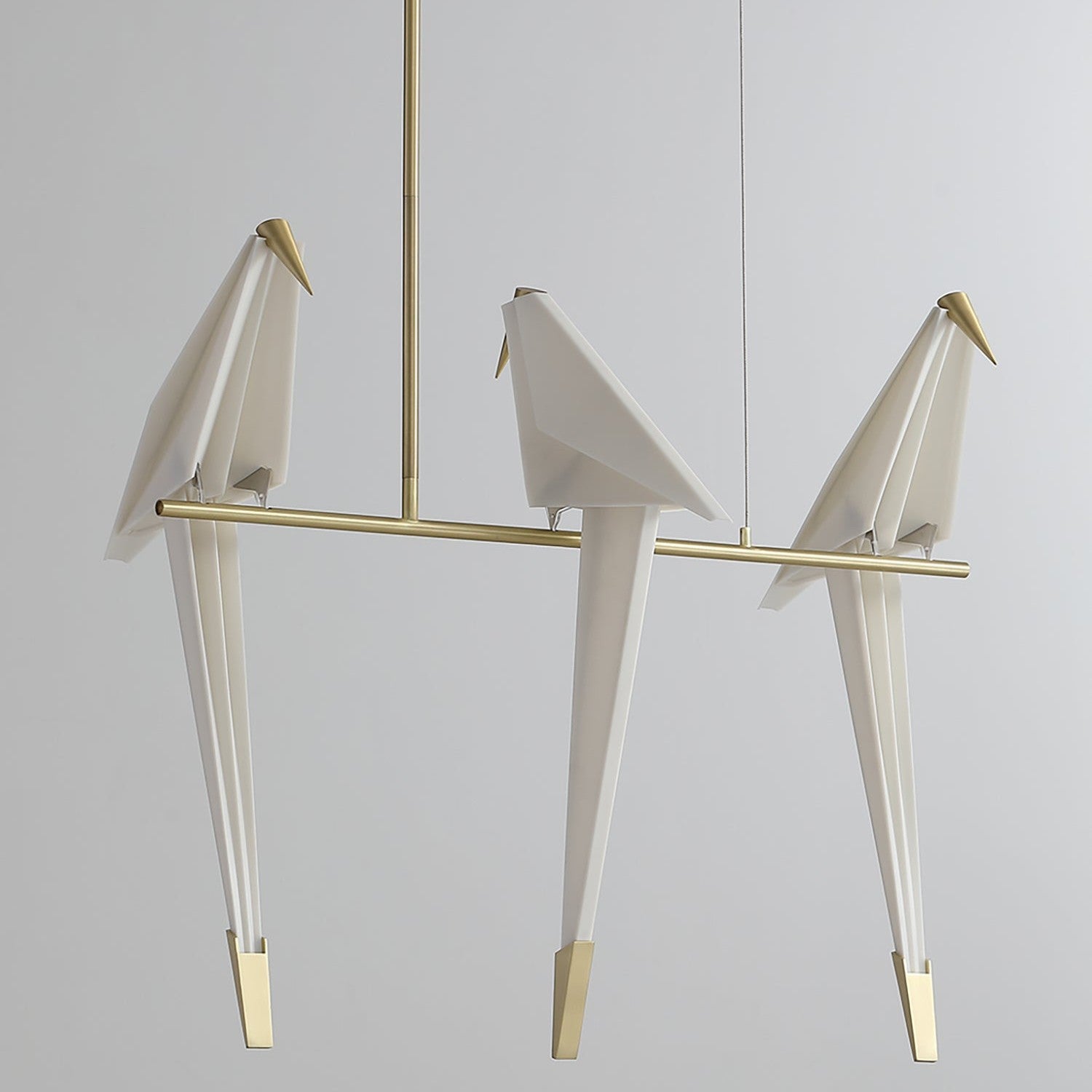 Paper Crane Bird Ceiling Light Fixture Lighting Lobby