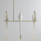 Paper Crane Bird Ceiling Light Fixture Lighting Lobby
