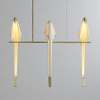 Paper Crane Bird Ceiling Light Fixture Lighting Lobby