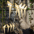 Paper Crane Bird Ceiling Light Fixture Lighting Lobby