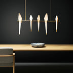 Paper Crane Bird Ceiling Light Fixture Lighting Lobby