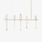 Paper Crane Bird Ceiling Light Fixture Lighting Lobby