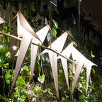 Paper Crane Bird Ceiling Light Fixture Lighting Lobby
