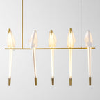 Paper Crane Bird Ceiling Light Fixture Lighting Lobby