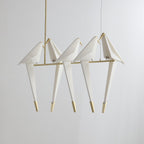 Paper Crane Bird Ceiling Light Fixture Lighting Lobby