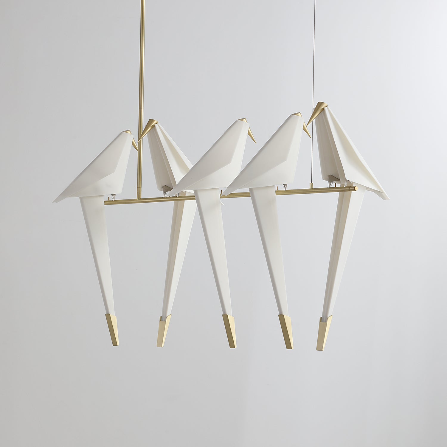 Paper Crane Bird Ceiling Light Fixture Lighting Lobby