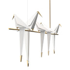 Paper Crane Bird Ceiling Light Fixture Lighting Lobby