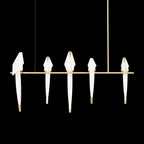 Paper Crane Bird Ceiling Light Fixture Lighting Lobby