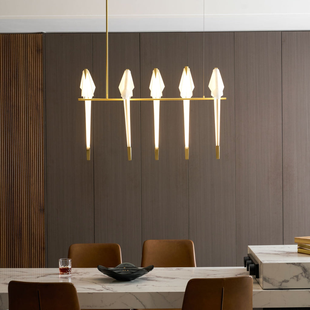 Paper Crane Bird Ceiling Light Fixture Lighting Lobby