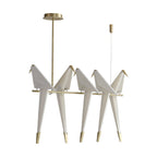 Paper Crane Bird Ceiling Light Fixture Lighting Lobby