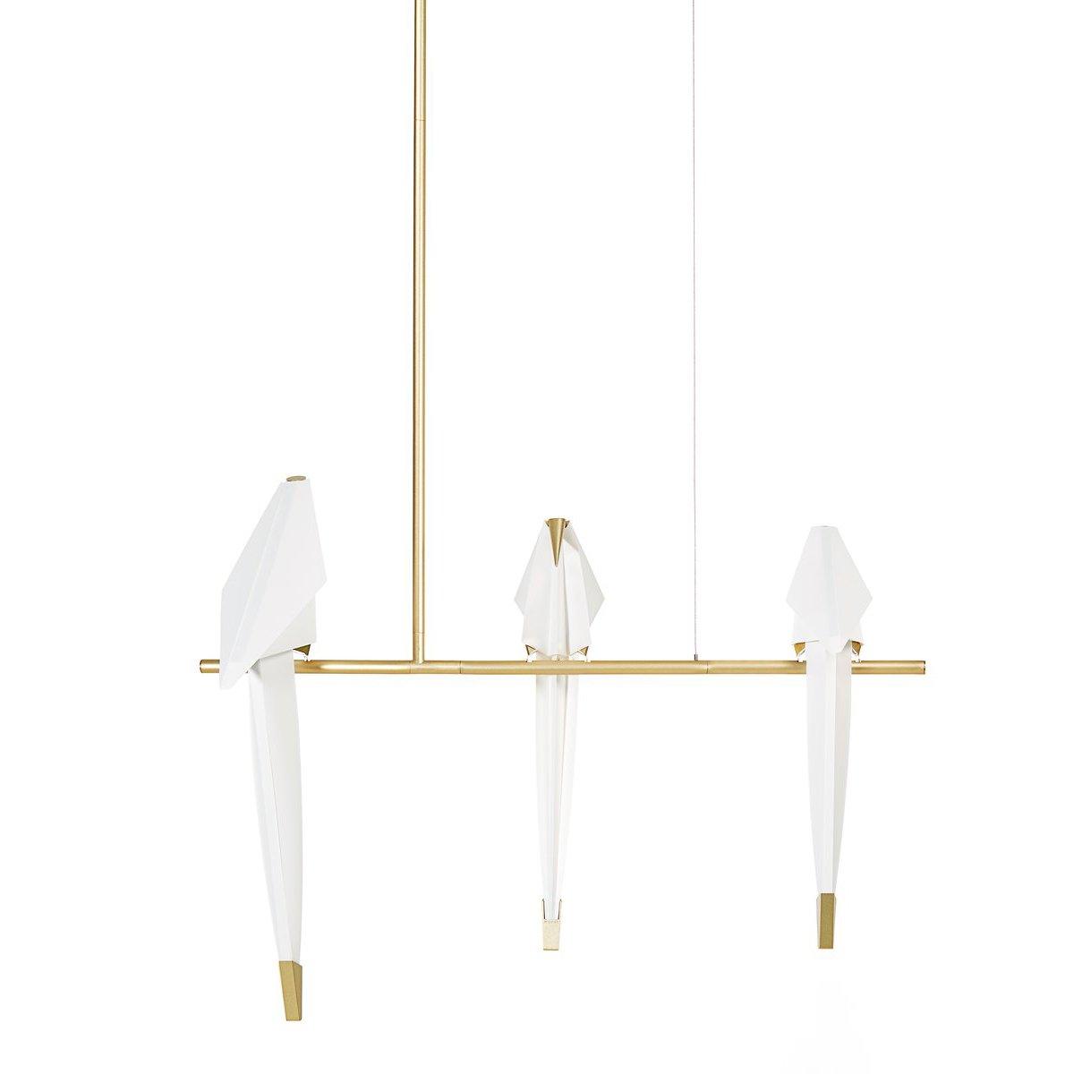 Paper Crane Bird Ceiling Light Fixture Lighting Lobby