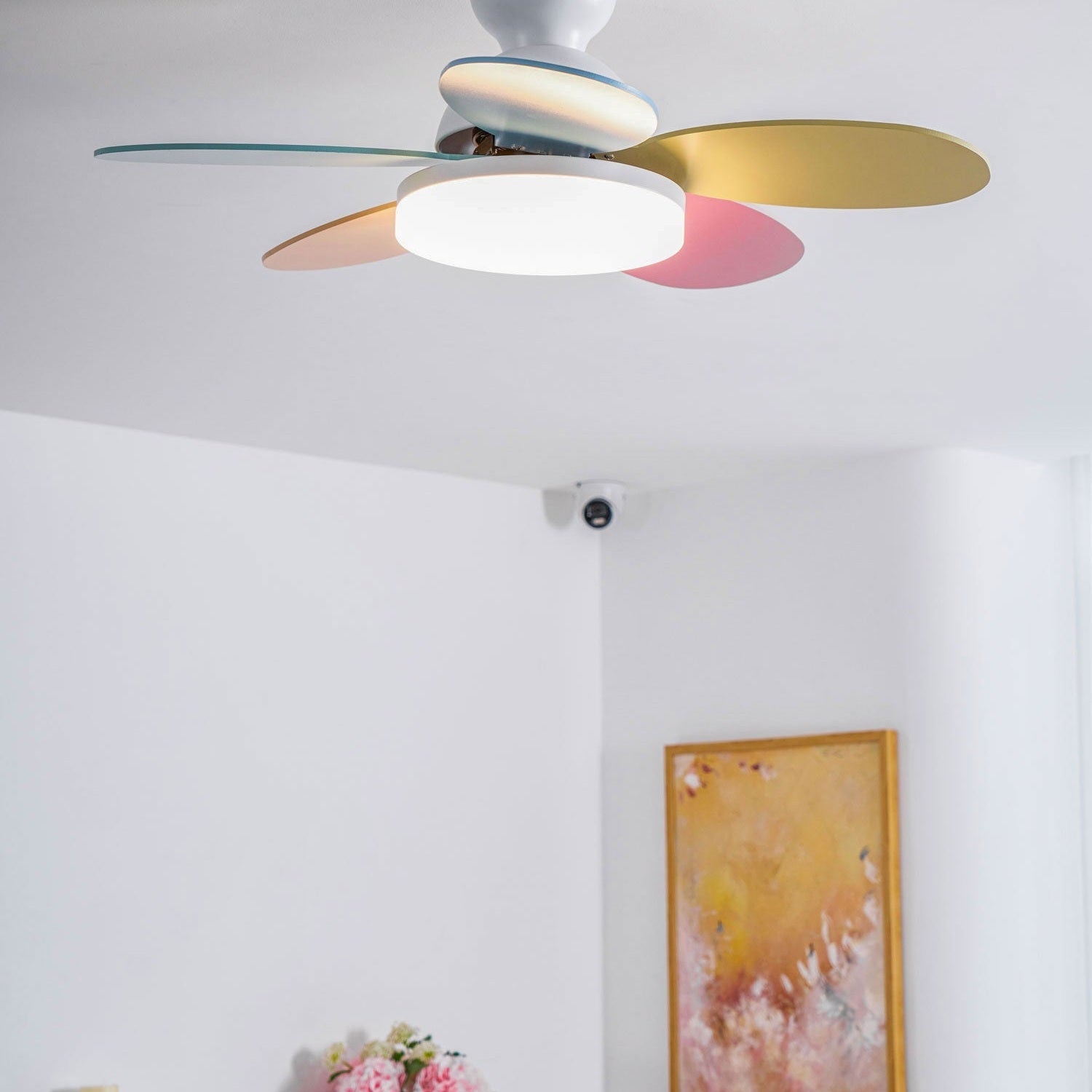 Petalo Ceiling Light Fan Lighting Lobby