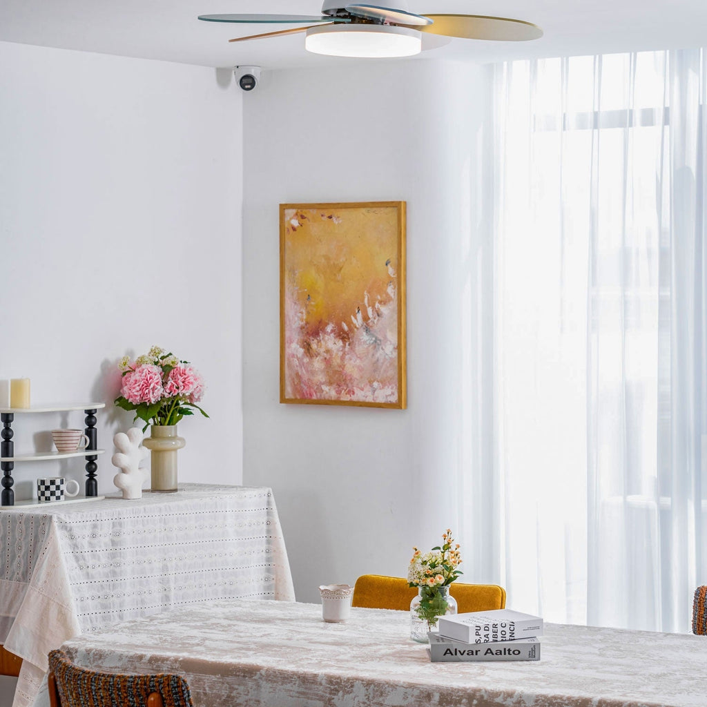 Petalo Ceiling Light Fan Lighting Lobby