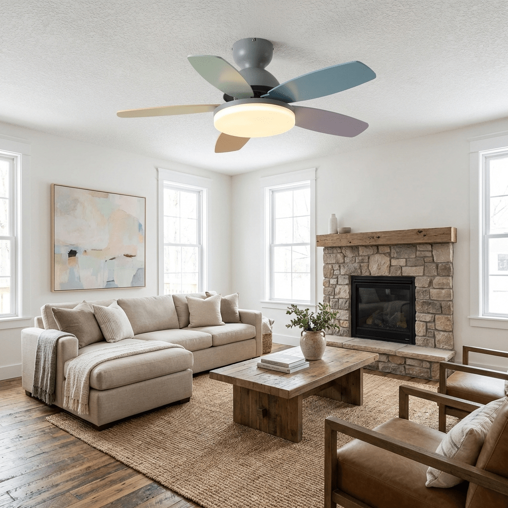 Petalo Ceiling Light Fan Lighting Lobby