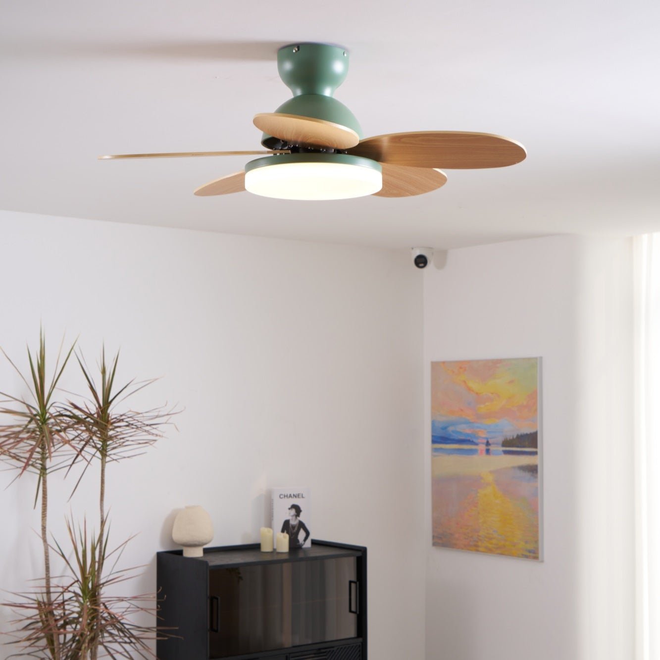 Petalo Ceiling Light Fan Lighting Lobby