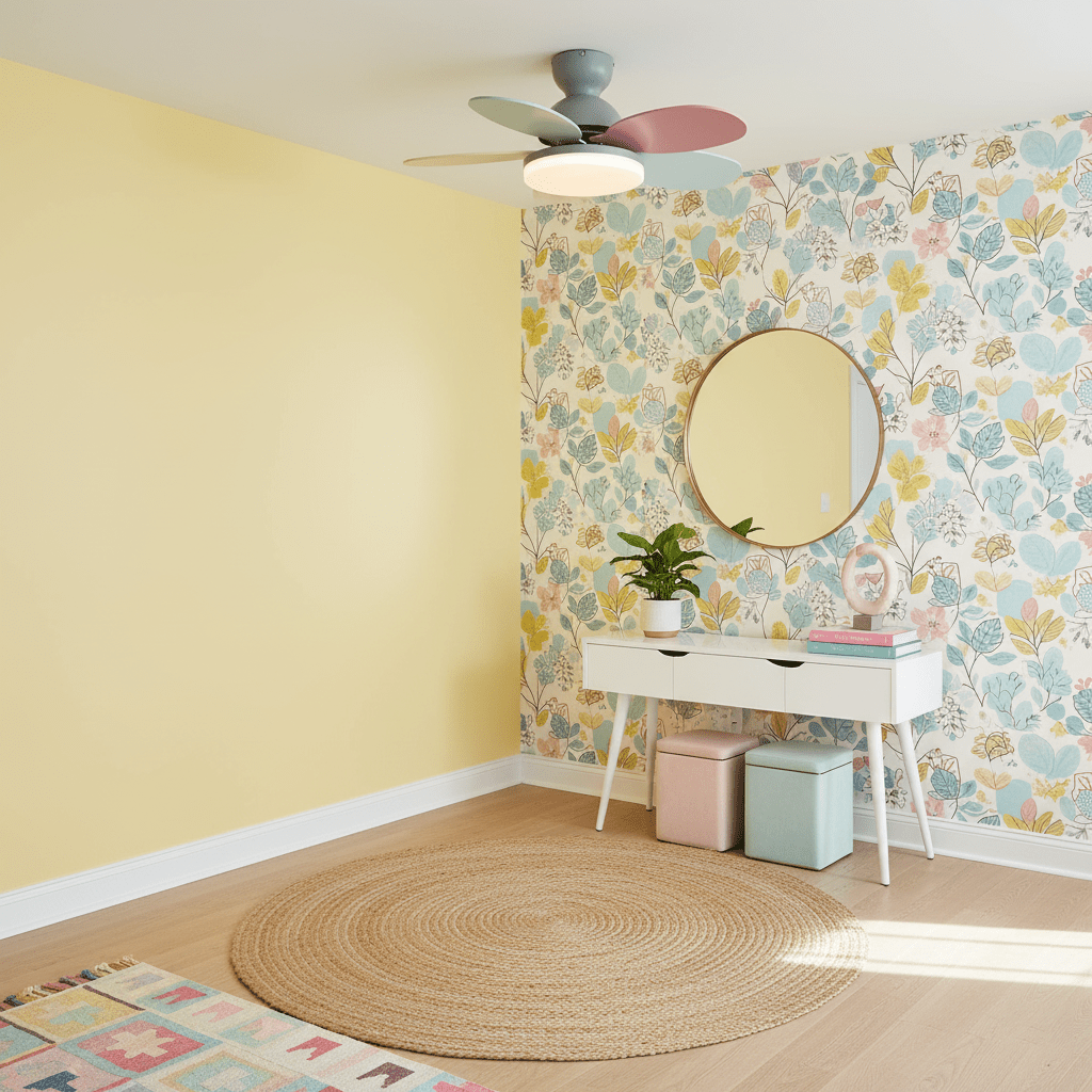 Petalo Ceiling Light Fan Lighting Lobby