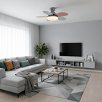 Petalo Ceiling Light Fan Lighting Lobby