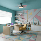 Petalo Ceiling Light Fan Lighting Lobby