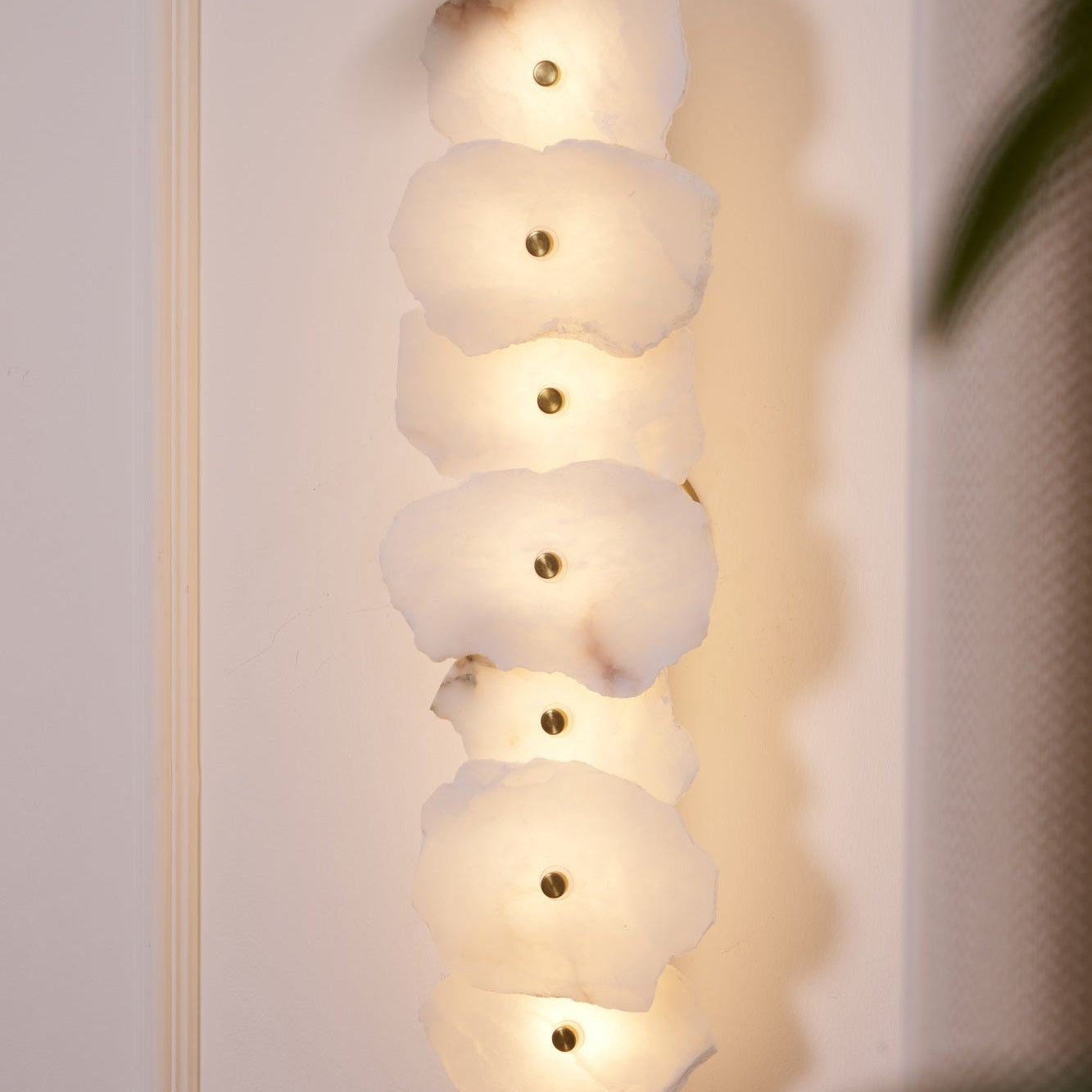 Petra Alabaster Sconce Light Lighting Lobby