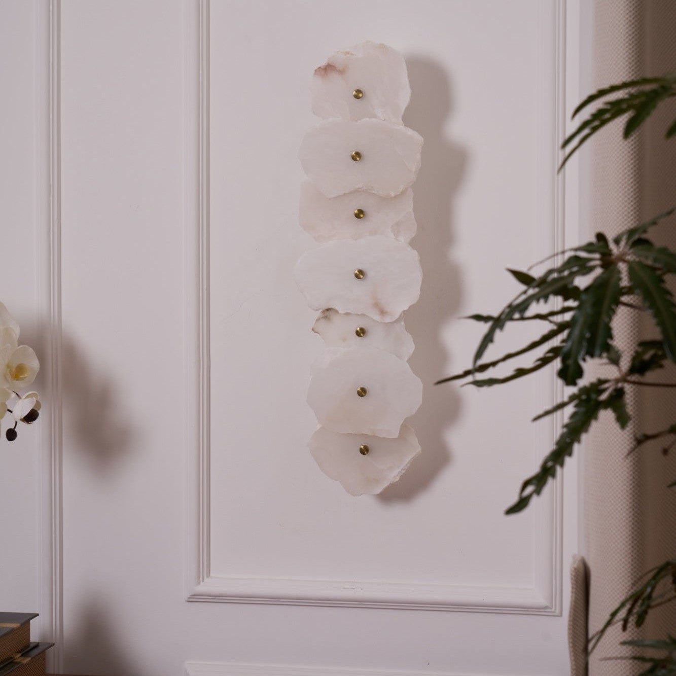 Petra Alabaster Sconce Light Lighting Lobby