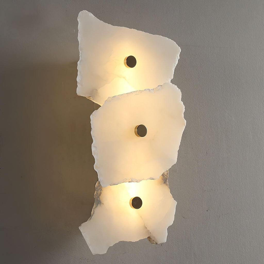 Petra Alabaster Sconce Light Lighting Lobby