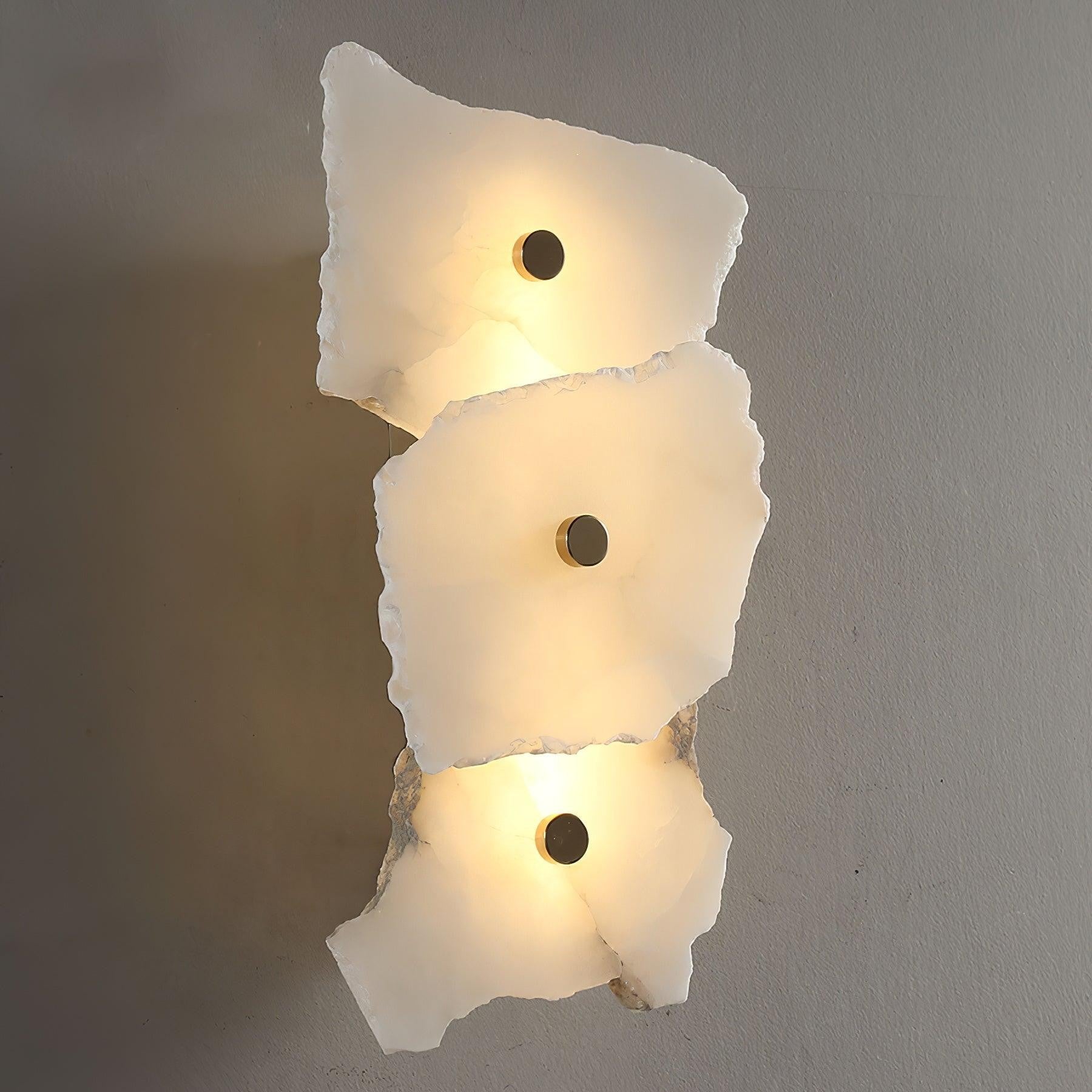 Petra Alabaster Sconce Light Lighting Lobby