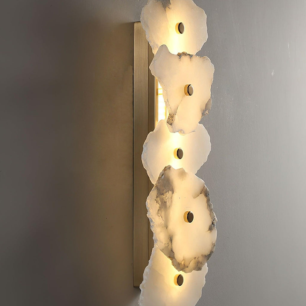 Petra Alabaster Sconce Light Lighting Lobby