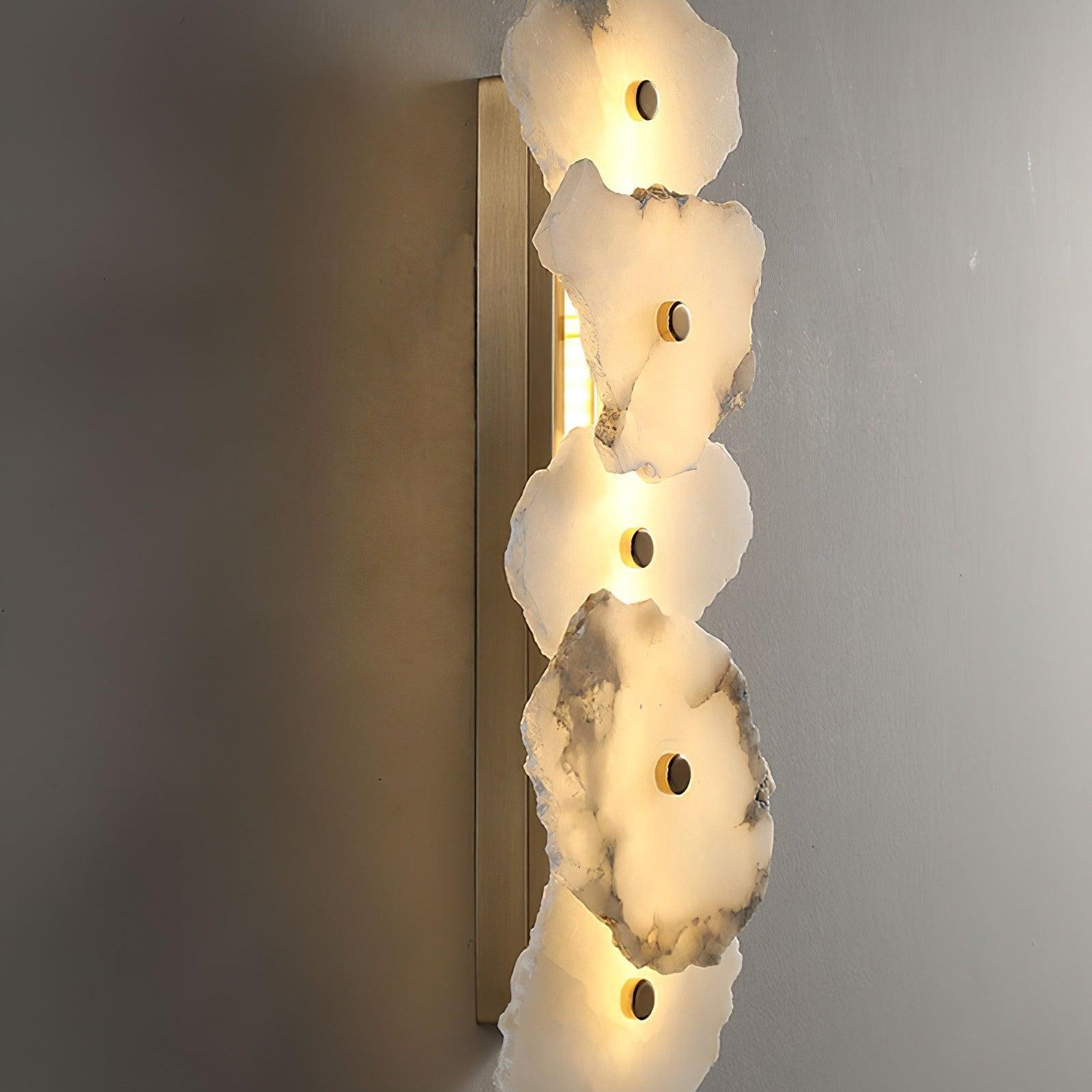 Petra Alabaster Sconce Light Lighting Lobby