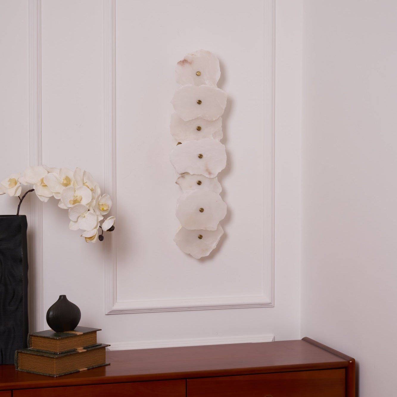 Petra Alabaster Sconce Light Lighting Lobby