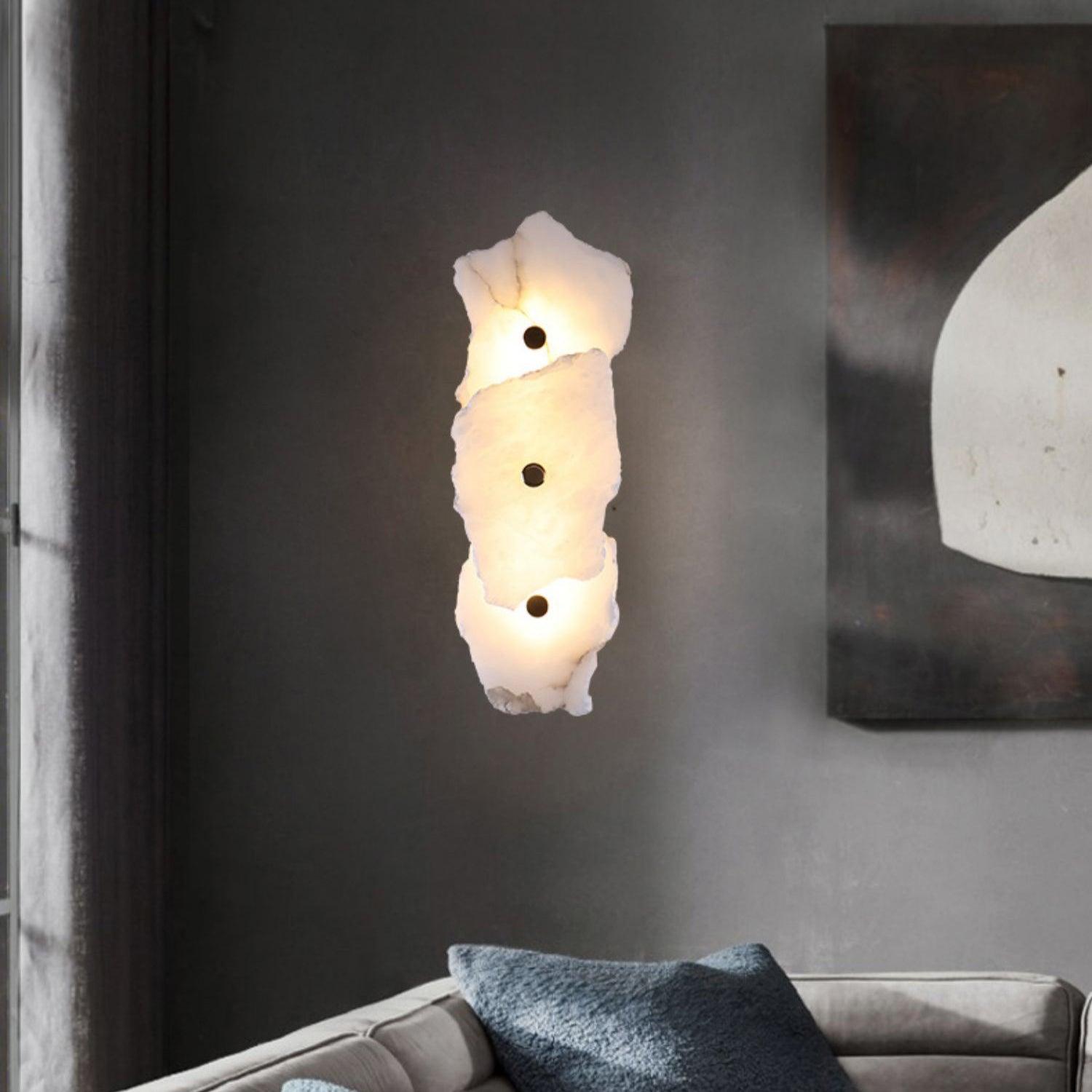 Petra Alabaster Sconce Light Lighting Lobby