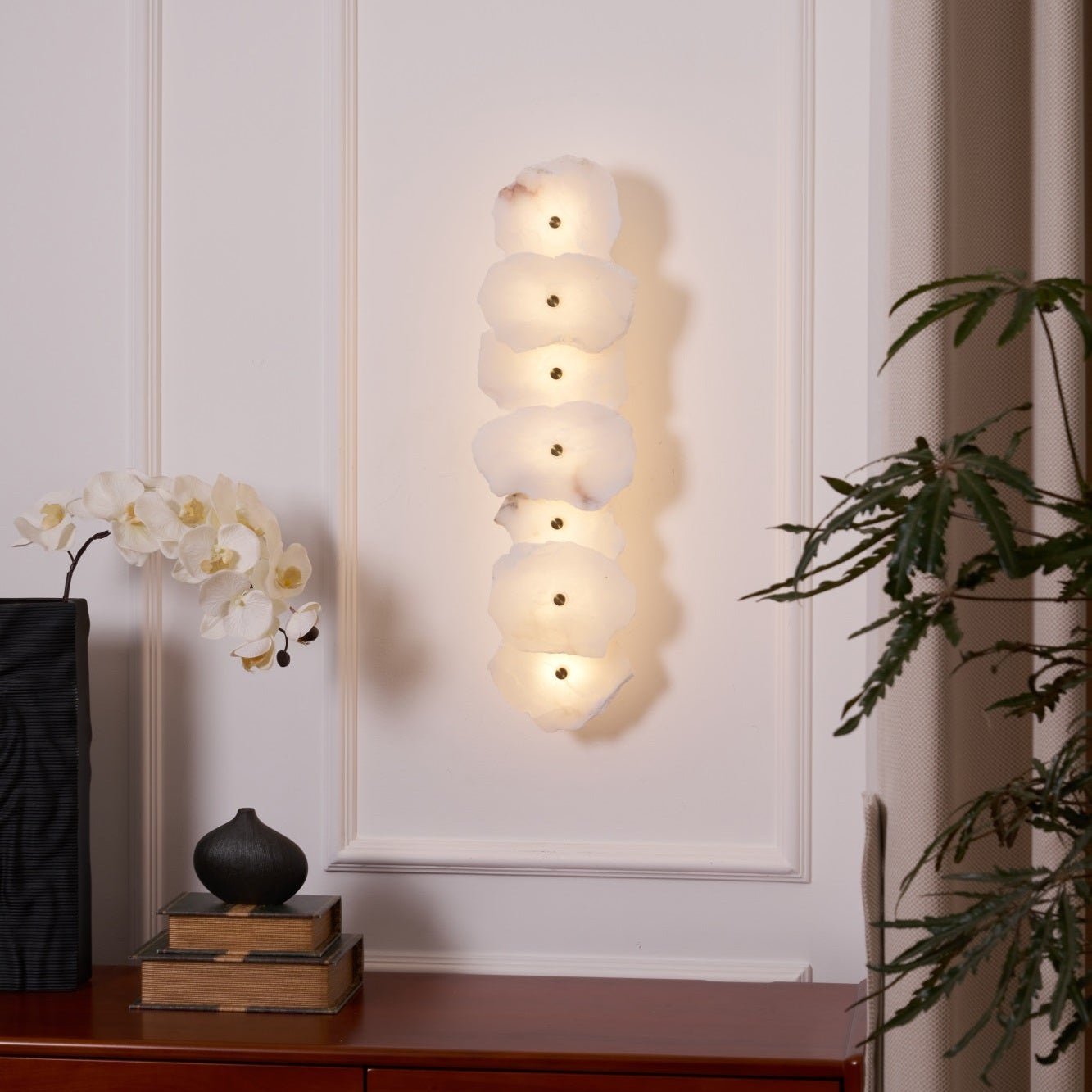 Petra Alabaster Sconce Light Lighting Lobby