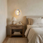 Petra Alabaster Sconce Light Lighting Lobby