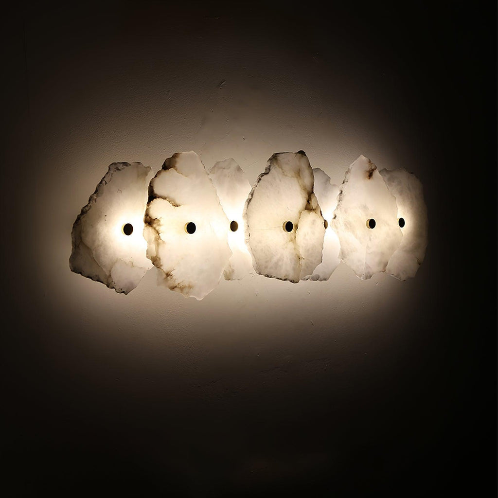 Petra Alabaster Sconce Light Lighting Lobby