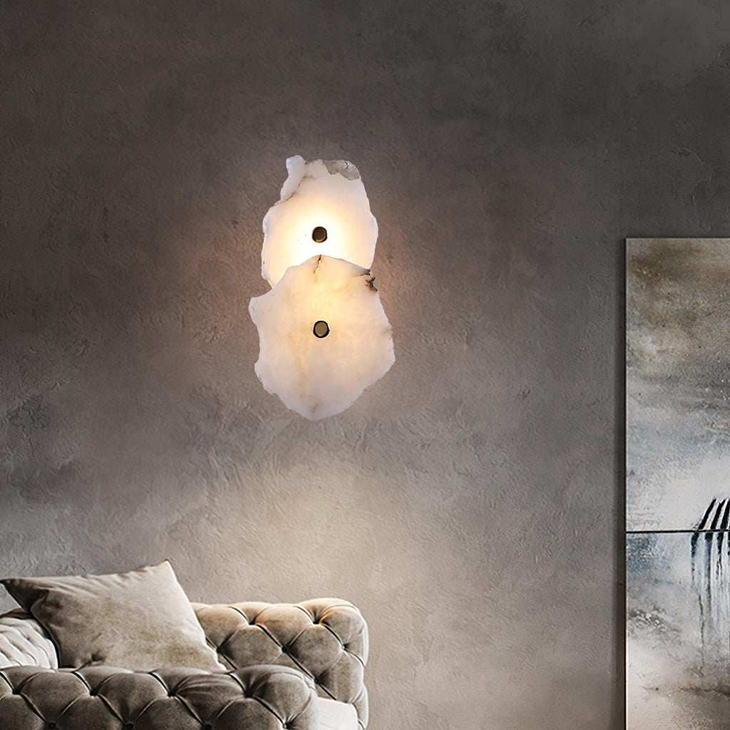 Petra Alabaster Sconce Light Lighting Lobby