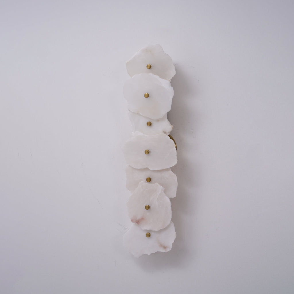 Petra Alabaster Sconce Light Lighting Lobby