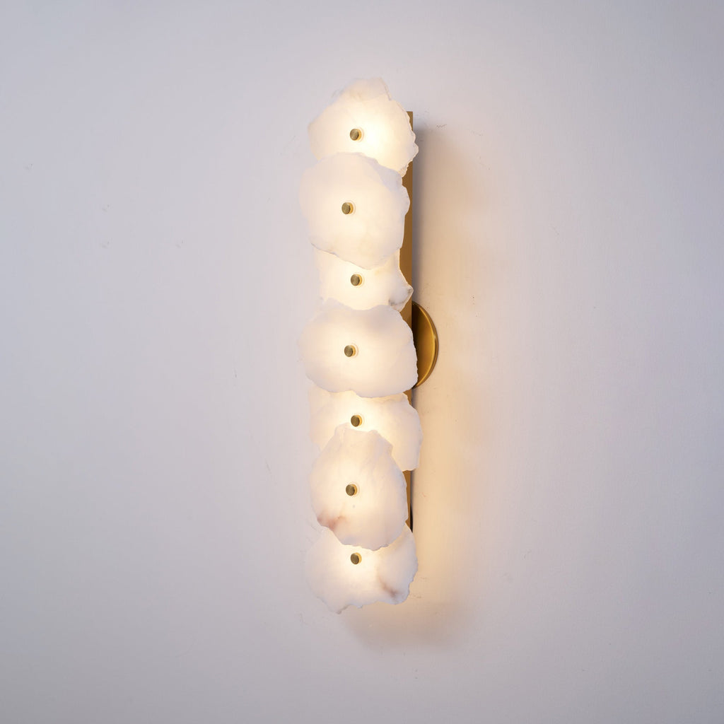 Petra Alabaster Sconce Light Lighting Lobby