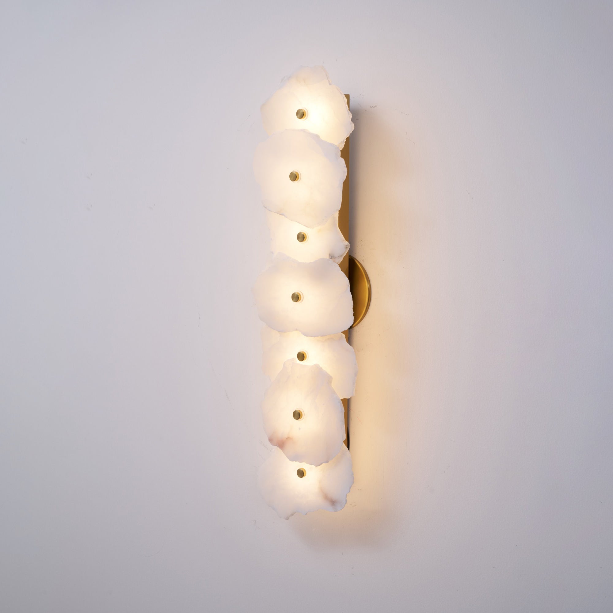 Petra Alabaster Sconce Light Lighting Lobby