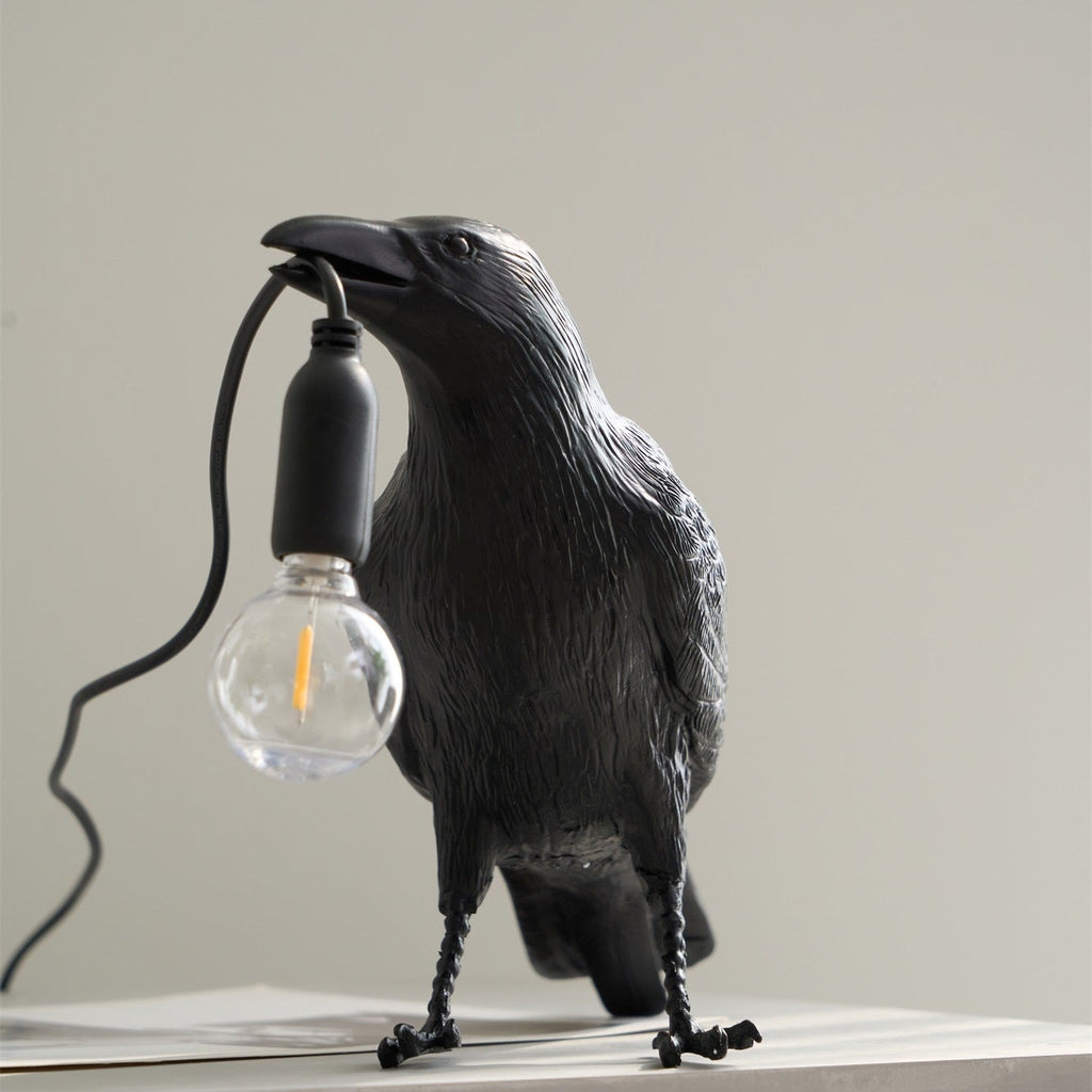 Raven Resin Lighting Fixture Lighting Lobby