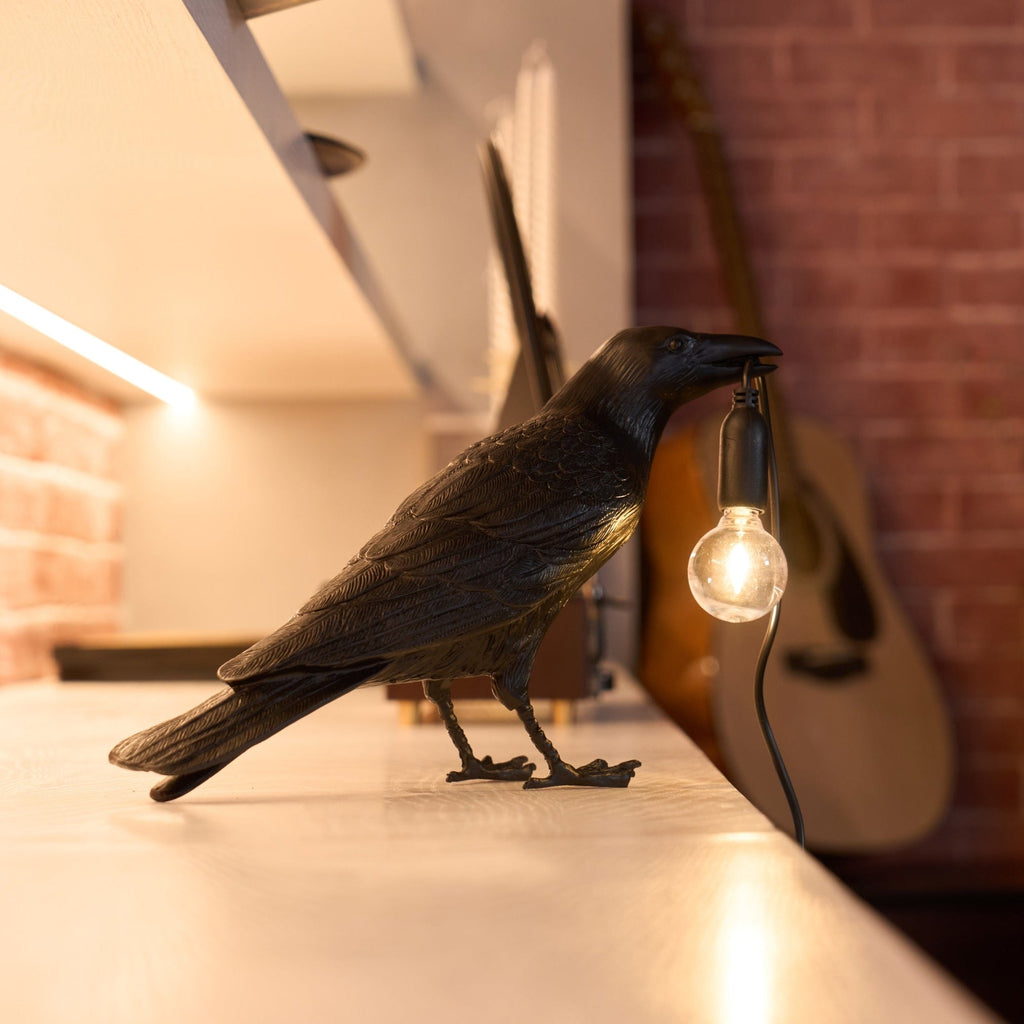 Raven Resin Lighting Fixture Lighting Lobby